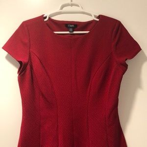 Chaps red dress
